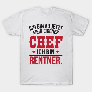 Ich bin rentner (black) T-Shirt